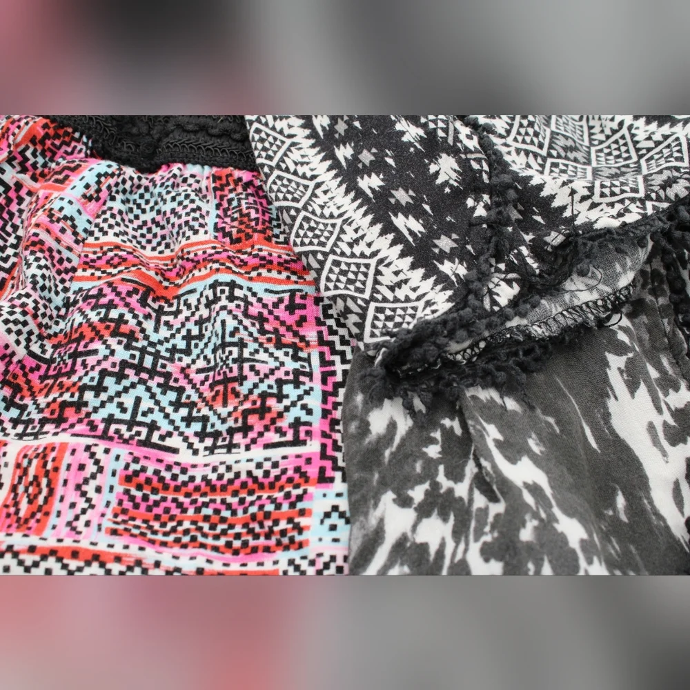 Women’s Size Small (3–5) 3pc Boho Shorts Set - Picture 3 of 3